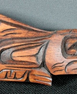 Kingcone Inlet Frog, Sculpture by Gino Seward