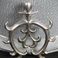 Tufa-Cast Sterling Silver Naja Pendant, Jewelry by Alvin Thompson