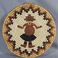 Mudhead Holding Rattle Basketry Plaque, Baskets by Joyce Ann Saufkie