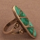 Channel Inlay Turquoise Ring, Jewelry by Dan Simplicio