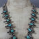 Squash Blossom Necklace & Matching Pendant Earrings, Jewelry by Dan Simplicio