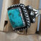 Nevada Natural Turquoise Ring 1940's, Jewelry by  Navajo
