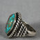 Ovoid Nevada Natural Turquoise Ring, Jewelry by  Navajo