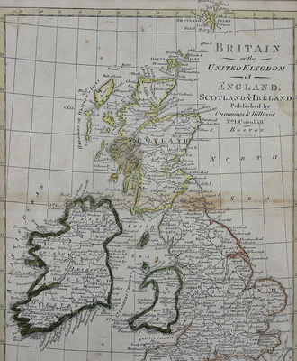 Britain, Or the United Kingdom of England, Scotland and Ireland, Maps by Jacob Cummings