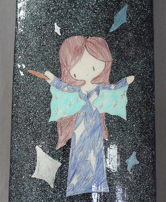 Wizard , Paintings by Alice Maney