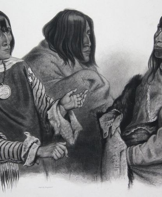 Chiefs, Prints by Karl Bodmer