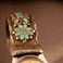 Floriform Channel Inlay Watchband, Jewelry by Bernice Tekala