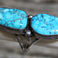 Spectacular Two Stone Turquoise Ring, Jewelry by Joe  Tsosie