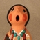 Storyteller with Two Children, One Soccer Ball, Pottery by Diane Lucero