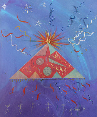 Untitled #2, Paintings by Michelle Tsosie Naranjo