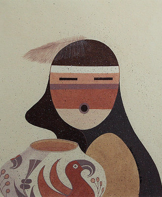 Rain Gods, Paintings by Robert B. Montoya