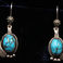 Sterling Kachina Necklace and Earrings , Jewelry by Artist Unknown