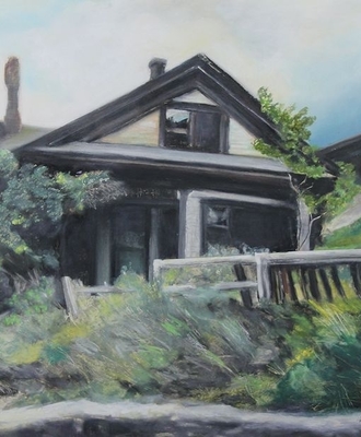 Old Corbus Place - Jerome, Paintings by William Chapin