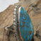 Lace Turquoise Ring with Elaborate Border, Jewelry by  Navajo