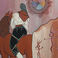 Shades of Mauve Horse & Rider, Paintings by Michelle Tsosie Naranjo