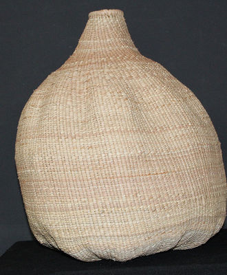 Gourd-Shaped Balawayo Basket, Baskets by  Zimbabwe