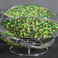 Beaded Green Fruit Bowl, Beadwork by Zimbabwe artist
