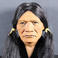 #3 Hand-carved Wooden Indian Head , Sculpture by Cecil Wakefield