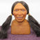 #4 Hand-Carved Wooden Indian Head, Sculpture by Cecil Wakefield