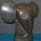 Bi-Partisan Elephant, Shona Sculpture by Davison Chakawa